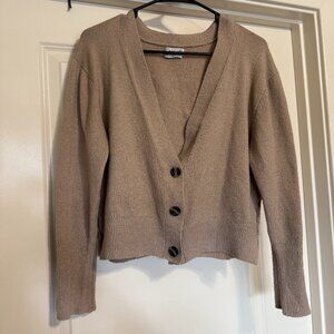 Roof Apparel Tan Brown Cardigan